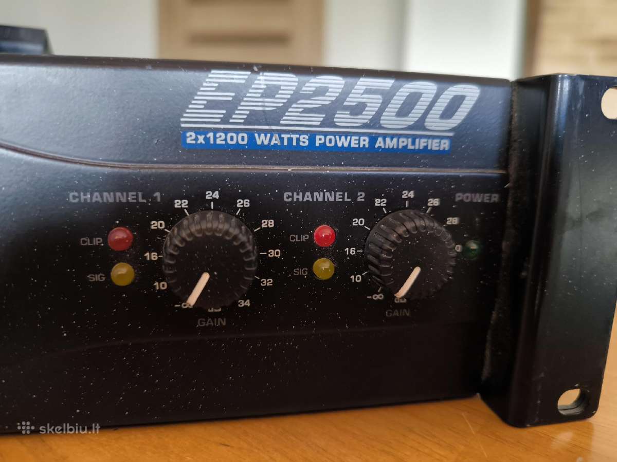 Garso stiprintuvai Behringer ep 2500 - nuotraukos Nr. 4