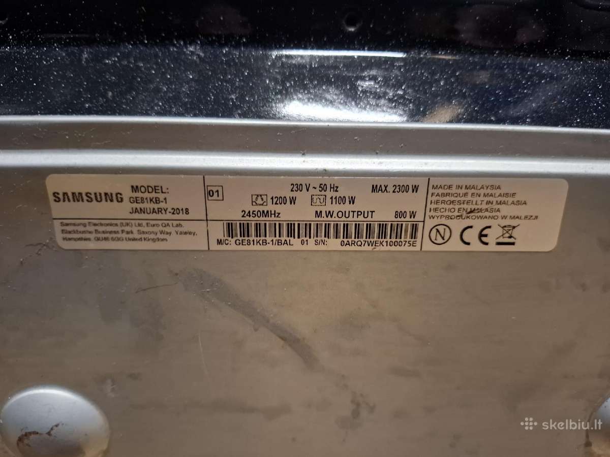 Samsung mikrobangų krosnelė - nuotraukos Nr. 4