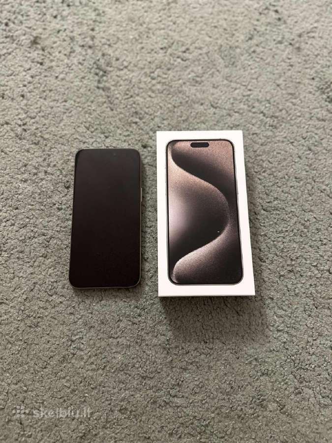Apple iPhone 15 Pro Max, 256gb, Natural Titanium - nuotraukos Nr. 2