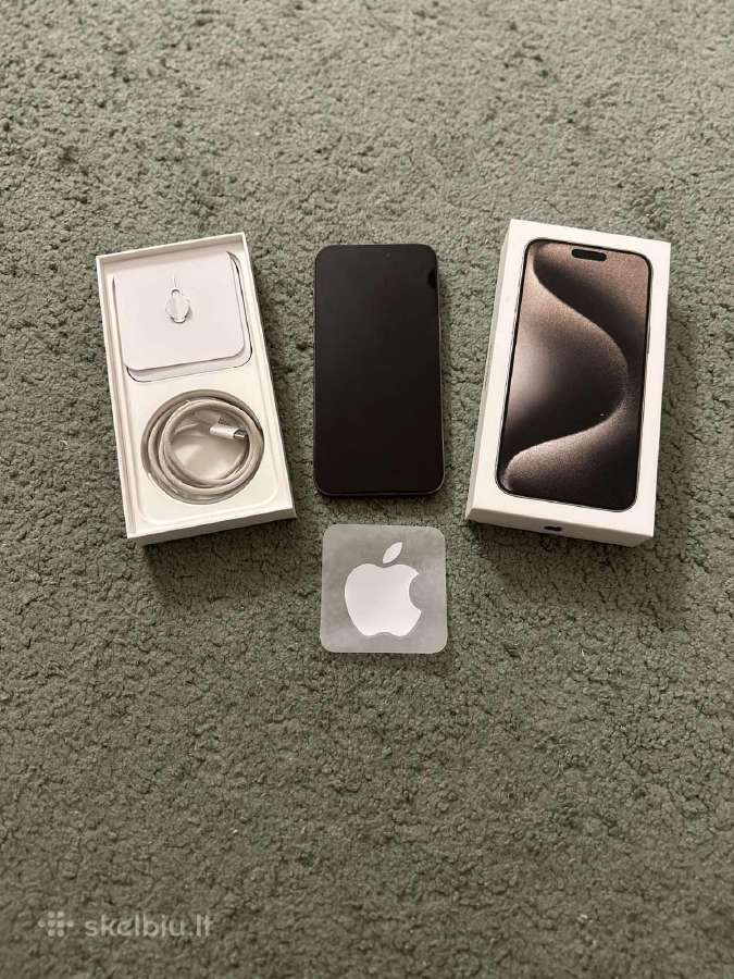 Apple iPhone 15 Pro Max, 256gb, Natural Titanium - nuotraukos Nr. 3