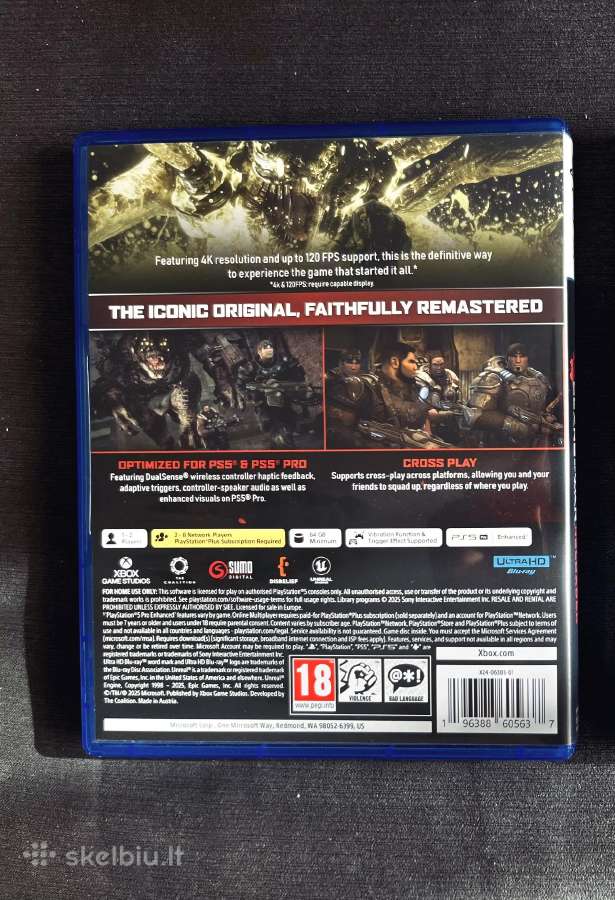 Ps5 žaidimai “Gears of war - nuotraukos Nr. 2