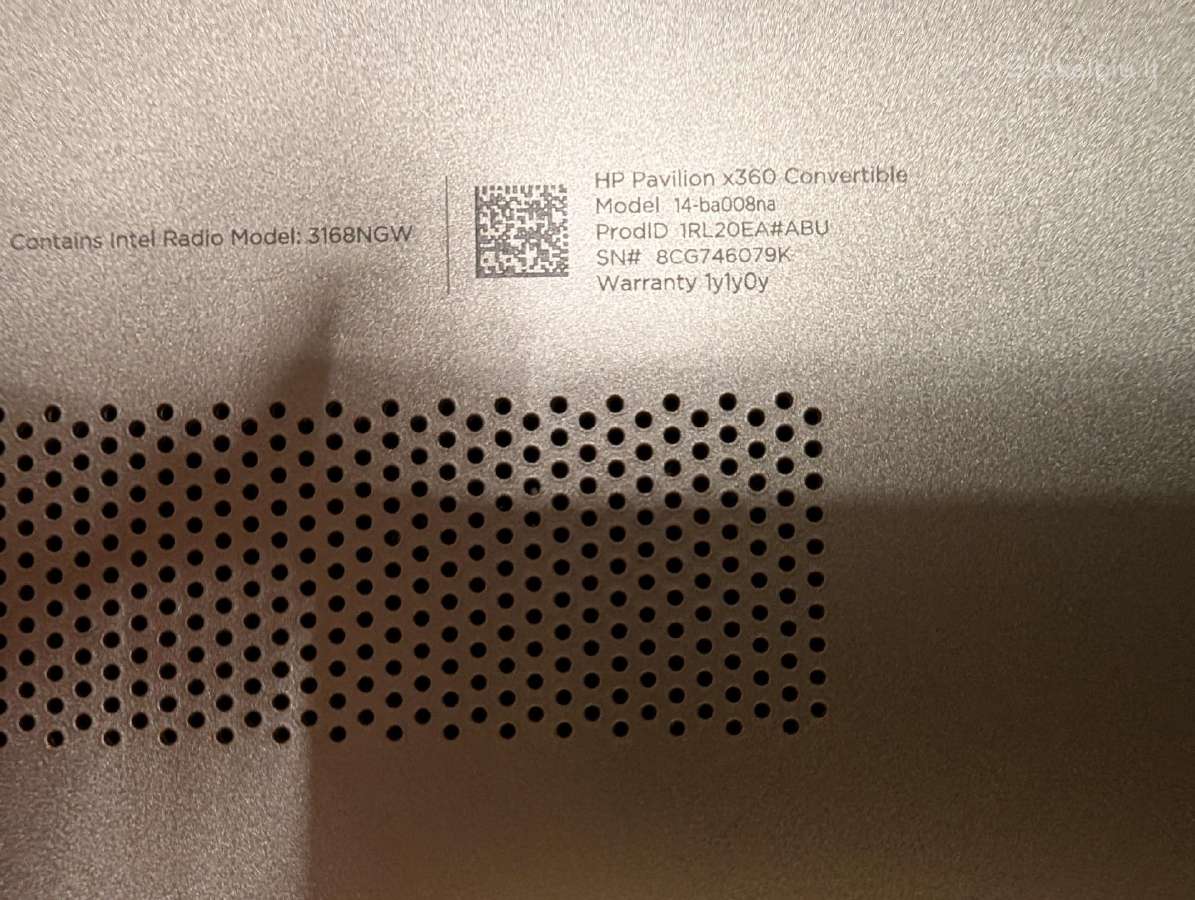 Hp Pavilion x360 14-ba008na plokste. - nuotraukos Nr. 2
