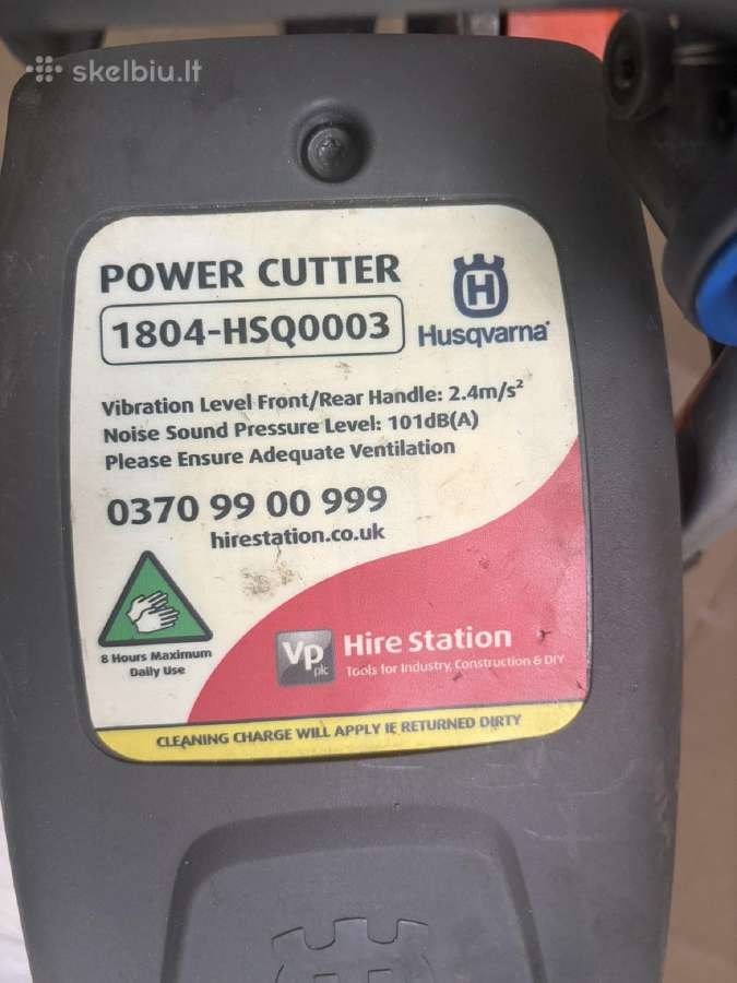 Betono pjaustyklė Husqvarna K760 Oilguard - nuotraukos Nr. 2