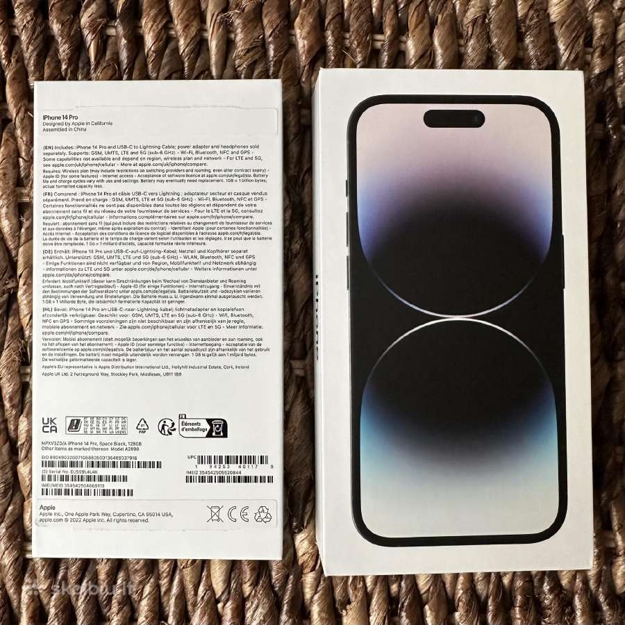 iPhone 14 Pro Dėžutė (Only Box) - nuotraukos Nr. 2