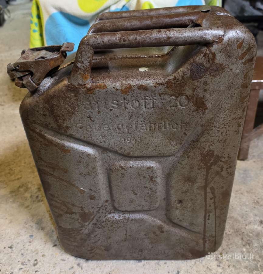 Originalus Wehrmacht kanistras 20l, 1943 m. - nuotraukos Nr. 2