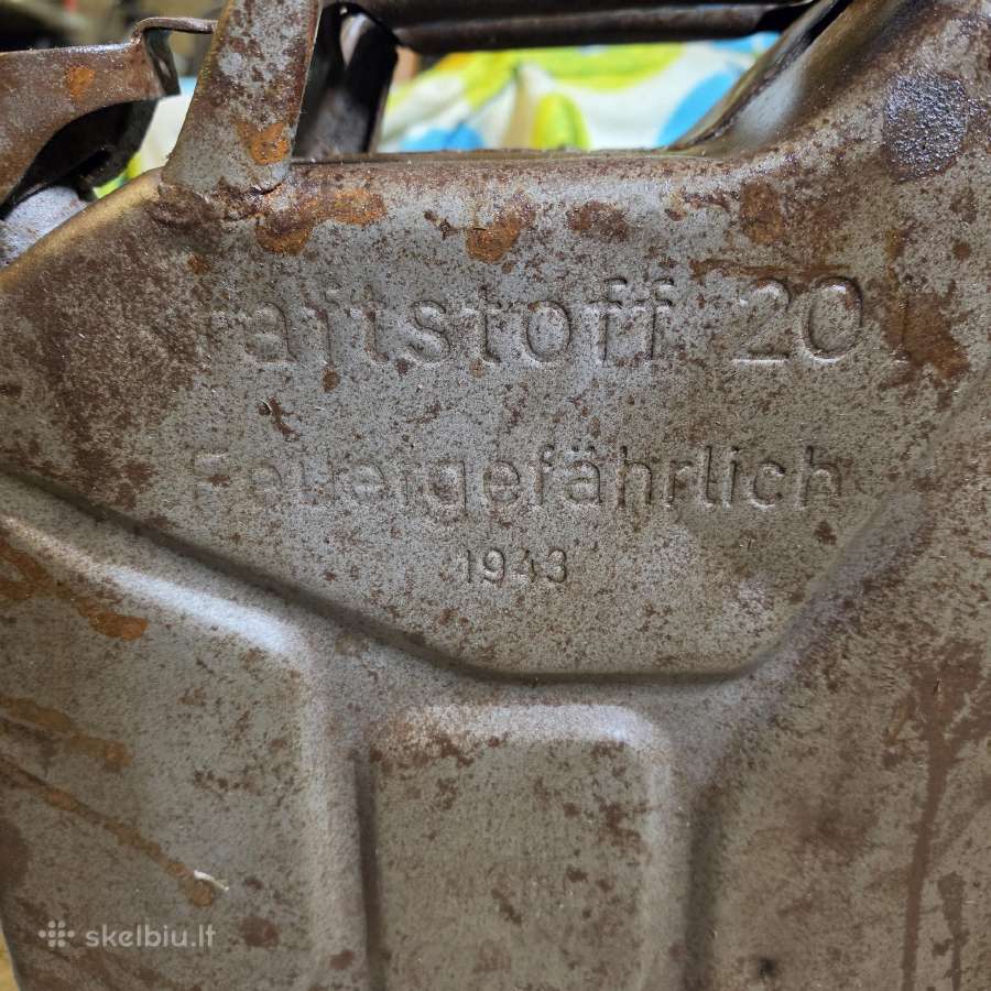 Originalus Wehrmacht kanistras 20l, 1943 m. - nuotraukos Nr. 5
