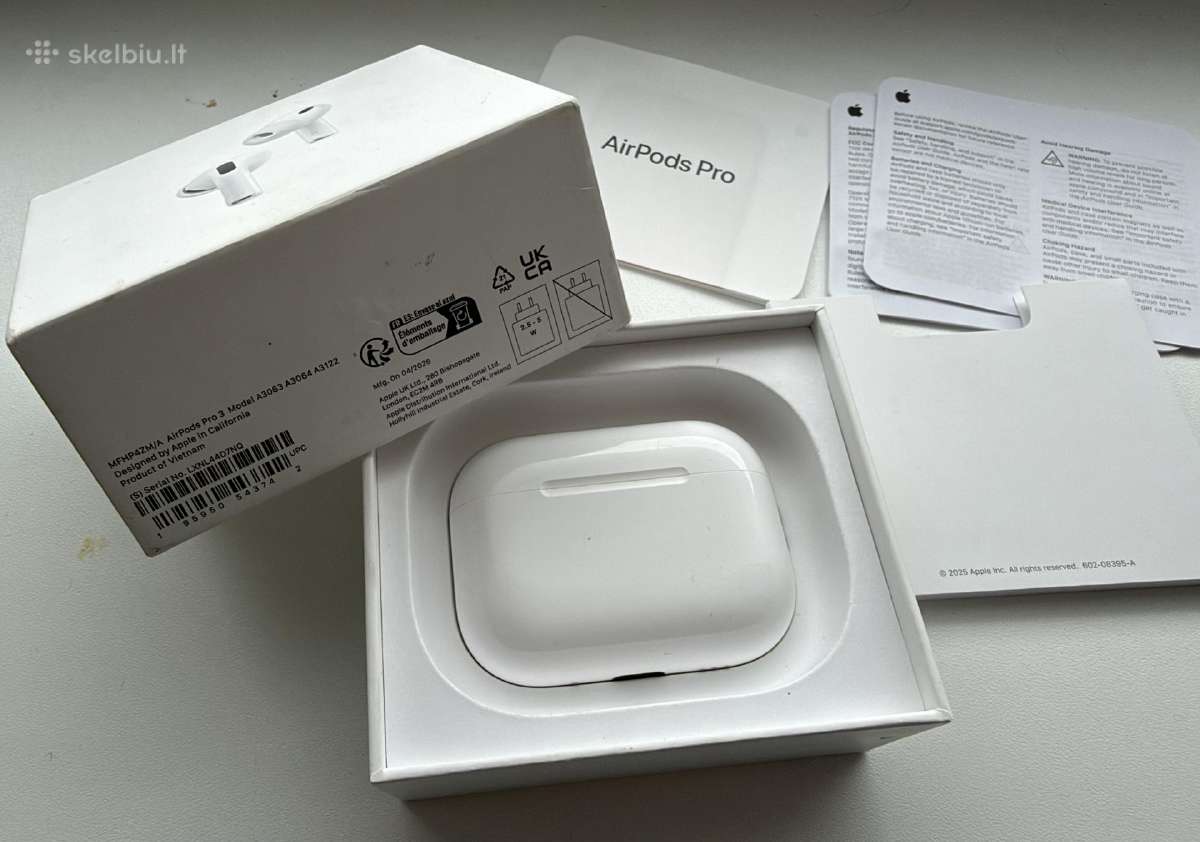 Airpods Pro 3 (Original) - nuotraukos Nr. 3