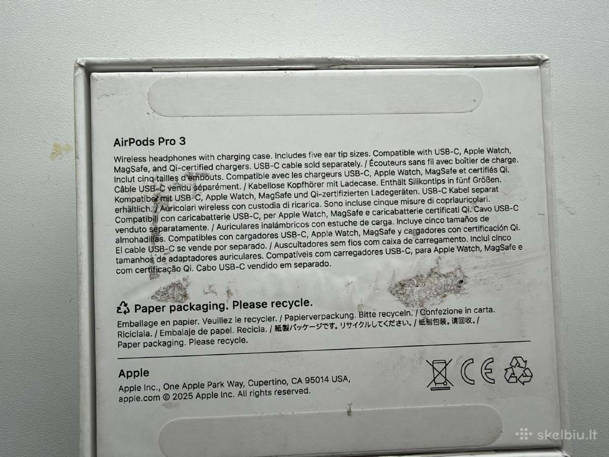 Airpods Pro 3 (Original) - nuotraukos Nr. 5