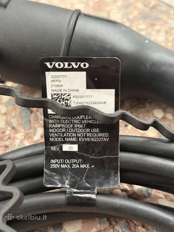 Volvo krovimo laidas 20 A - nuotraukos Nr. 3