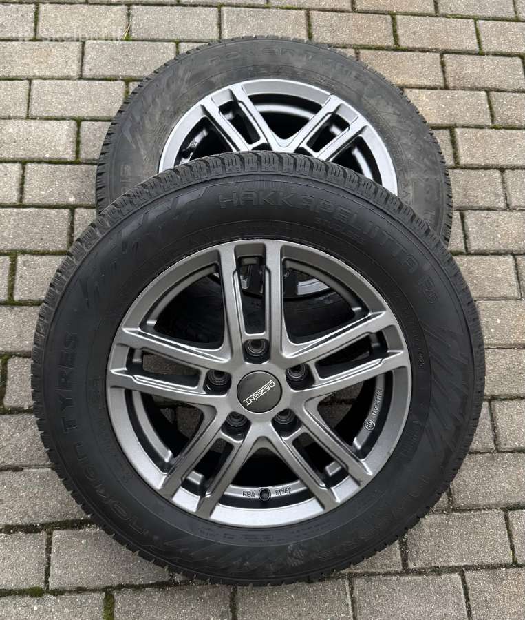 Nauji ratlankiai R15 su padangomis Nokian 195/65 - nuotraukos Nr. 2