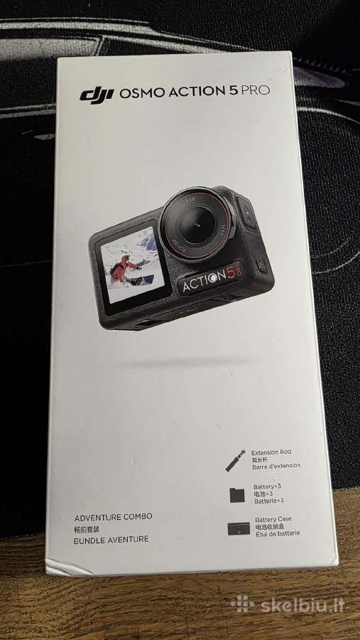 Dji Osmo Action 5 Pro Adventure Combo + priedai - nuotraukos Nr. 7