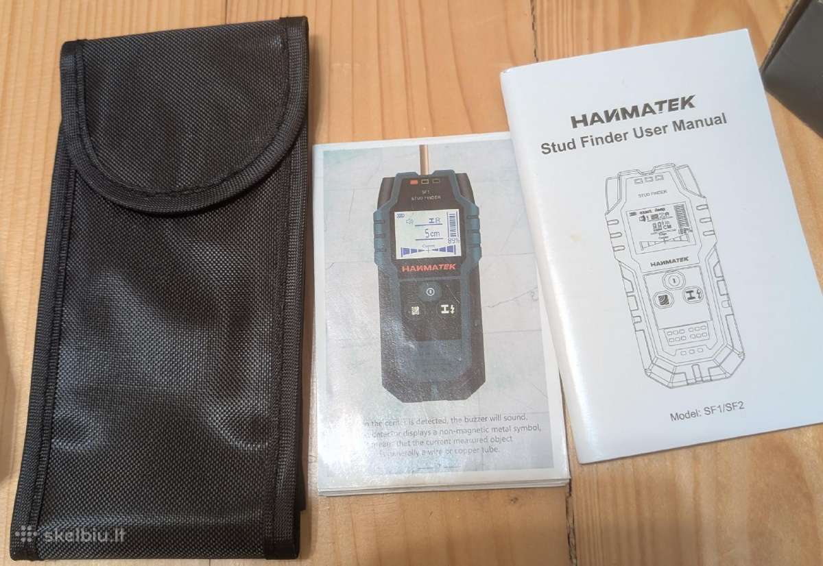 Sienų detektorius Hanmatek Sf1 Laidų/metalo/medzio - nuotraukos Nr. 4