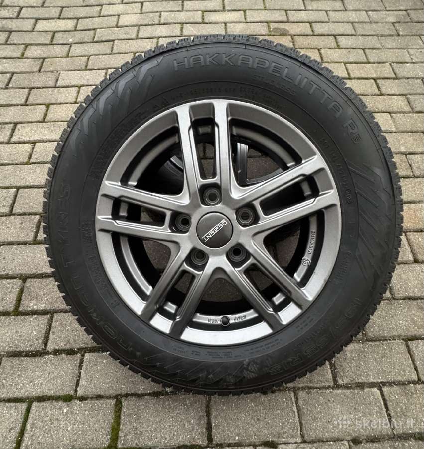 Nauji ratlankiai R15 su padangomis Nokian 195/65 - nuotraukos Nr. 5