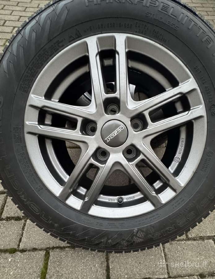 Nauji ratlankiai R15 su padangomis Nokian 195/65 - nuotraukos Nr. 6