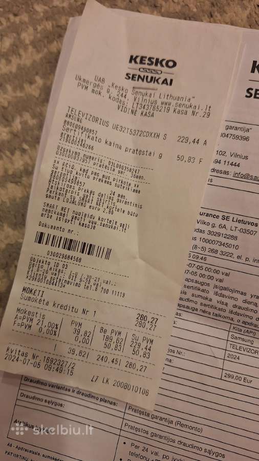 Parduodamas Samsung televizorius - nuotraukos Nr. 5