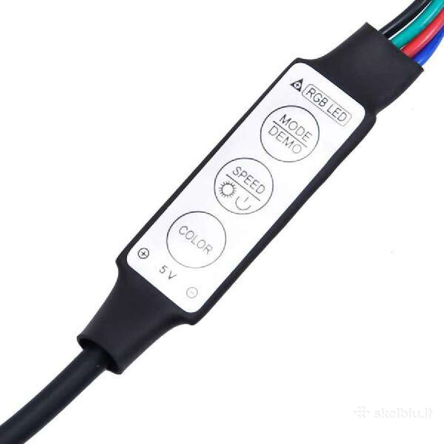 Naktinė spintelė su LED vidaxl(836784) - nuotraukos Nr. 4