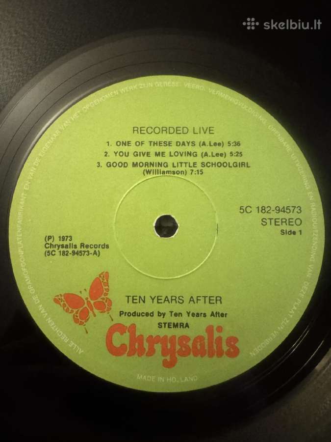 Ten Years After – Recorded Live 1973 2xlp vinyl - nuotraukos Nr. 5