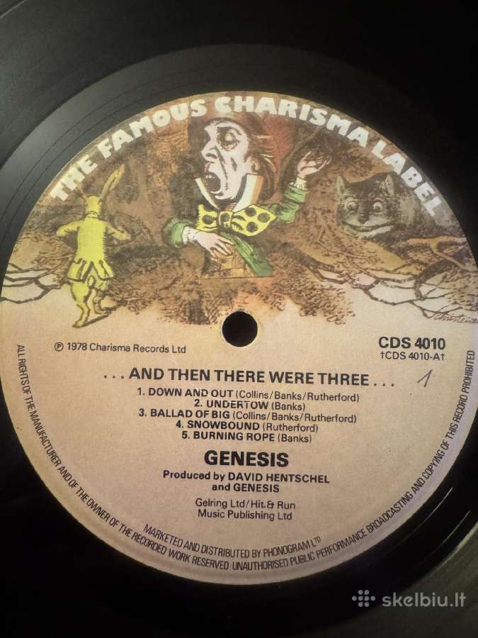 Genesis – And Then There Were Three 1978 Lp vinyl - nuotraukos Nr. 5