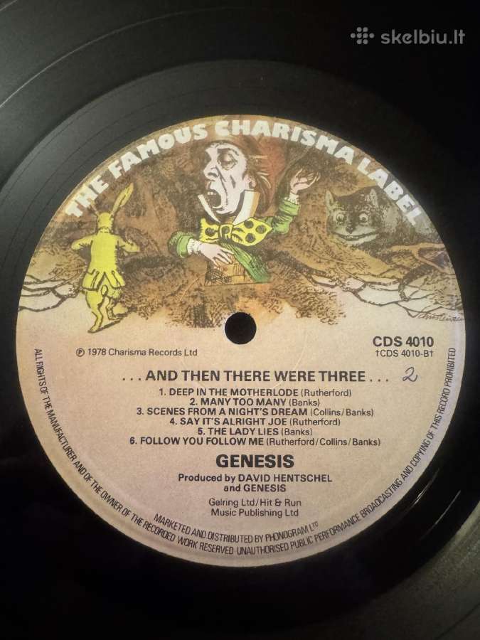 Genesis – And Then There Were Three 1978 Lp vinyl - nuotraukos Nr. 7