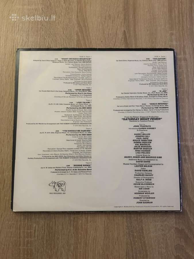 Saturday Night Fever Ost 2xlp 1977 - nuotraukos Nr. 4