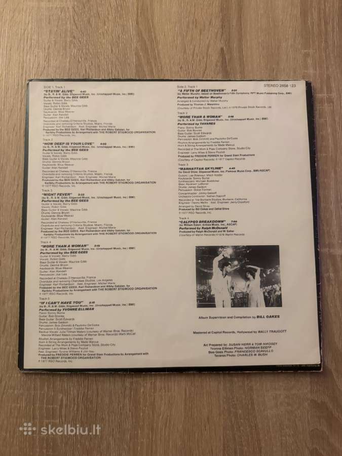 Saturday Night Fever Ost 2xlp 1977 - nuotraukos Nr. 5