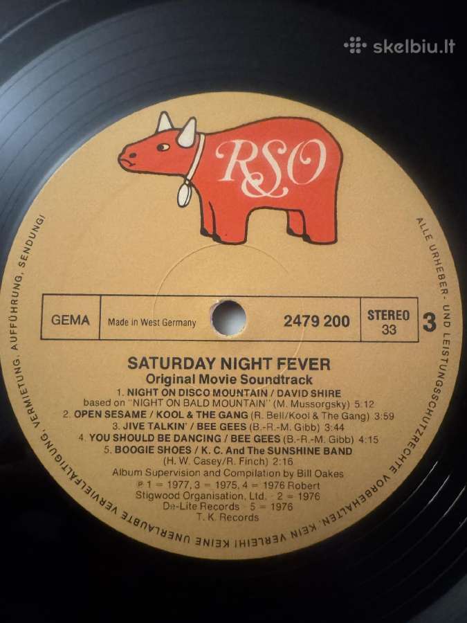 Saturday Night Fever Ost 2xlp 1977 - nuotraukos Nr. 11