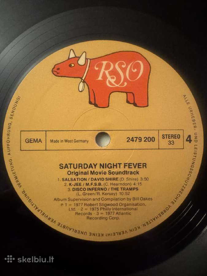 Saturday Night Fever Ost 2xlp 1977 - nuotraukos Nr. 13