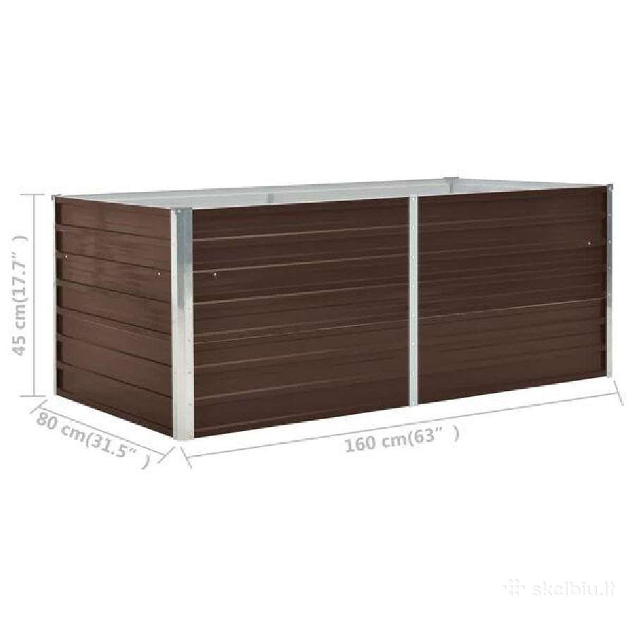Aukštas sodo lovelis, plienas vidaxl(47012) - nuotraukos Nr. 4