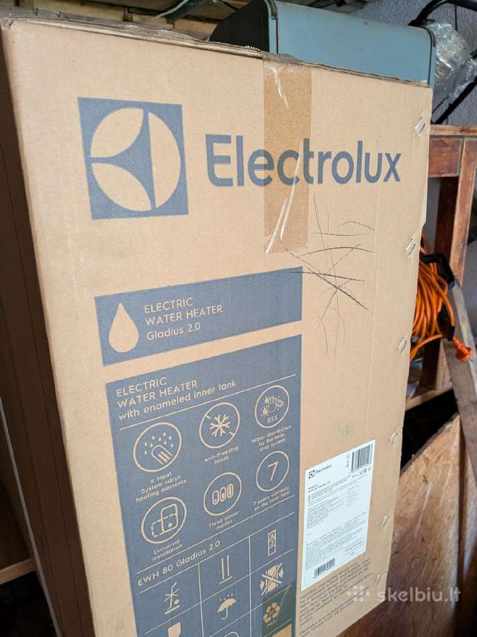 Vandens šildytuvas Electrolux Ewh 80 Gladius 2.0 - nuotraukos Nr. 2