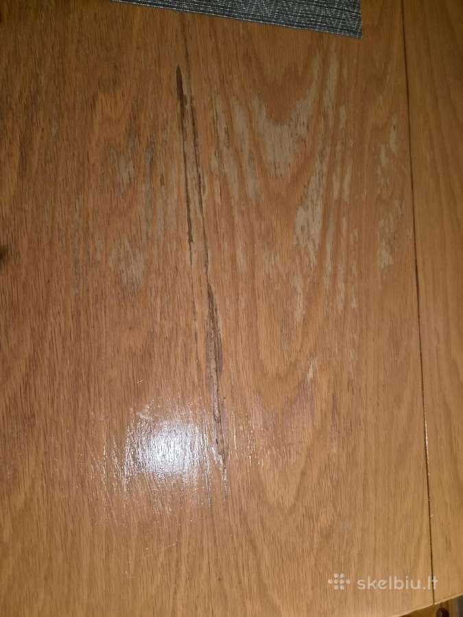 Ąžuolinis stalas ir 4 kėdės - nuotraukos Nr. 4
