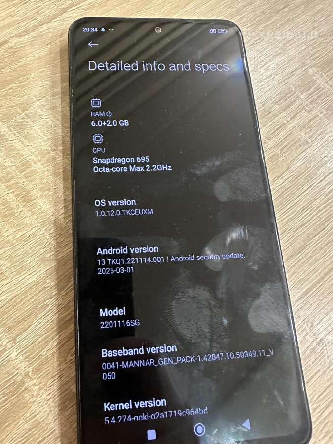 Xiaomi redmi note 11 pro - nuotraukos Nr. 4