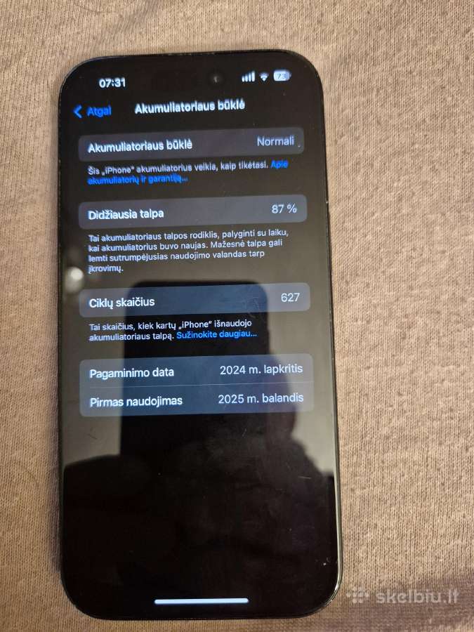 iPhone 15 128gb - nuotraukos Nr. 3