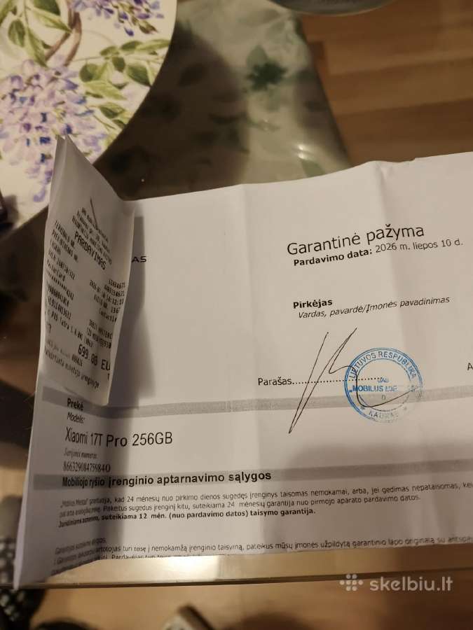 Parduodu telefoną xiaomi 17t pro naują - nuotraukos Nr. 6