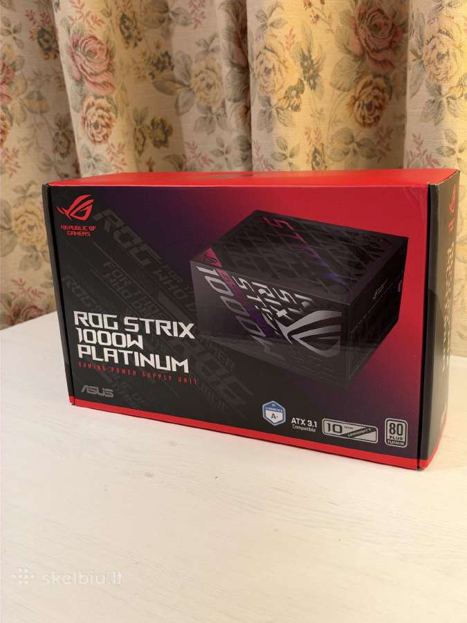 Asus Rog Strix 1000w Platinium maitinimo blokas - nuotraukos Nr. 5