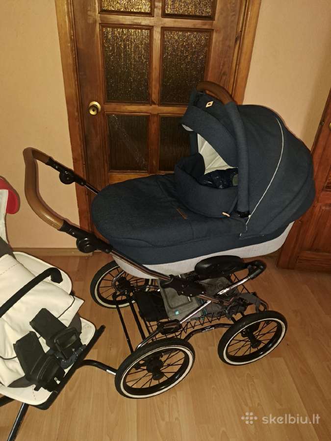 Klasikinis vaikiškas vežimėlis 3in1 Navington Cara - nuotraukos Nr. 3