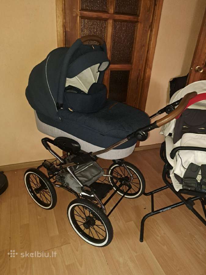 Klasikinis vaikiškas vežimėlis 3in1 Navington Cara - nuotraukos Nr. 4