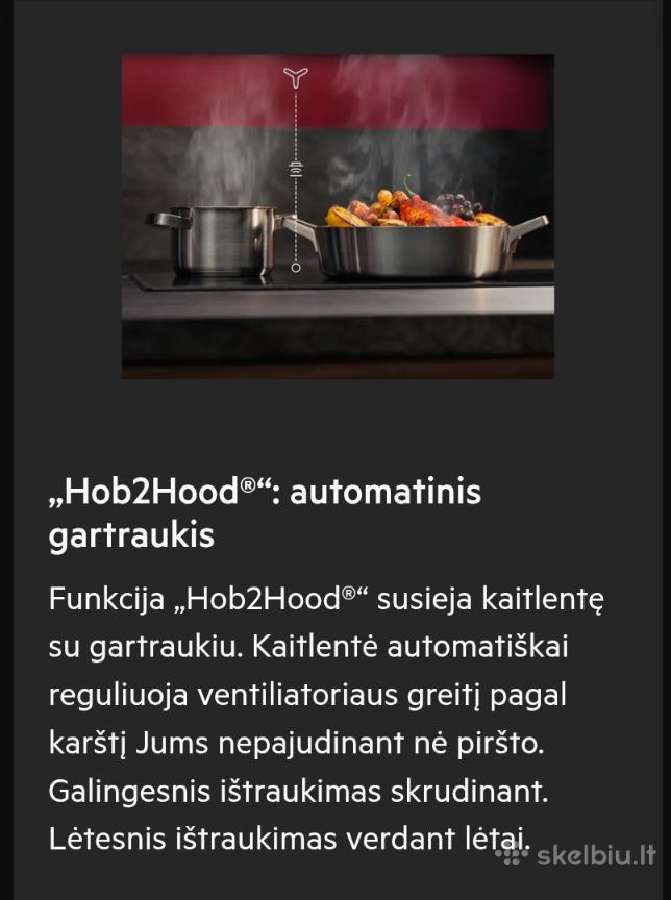 Aeg To64ic00fb Hob2hood® 60cm - nuotraukos Nr. 7