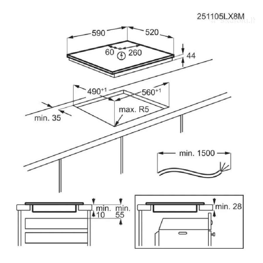Aeg To64ic00fb Hob2hood® 60cm - nuotraukos Nr. 11