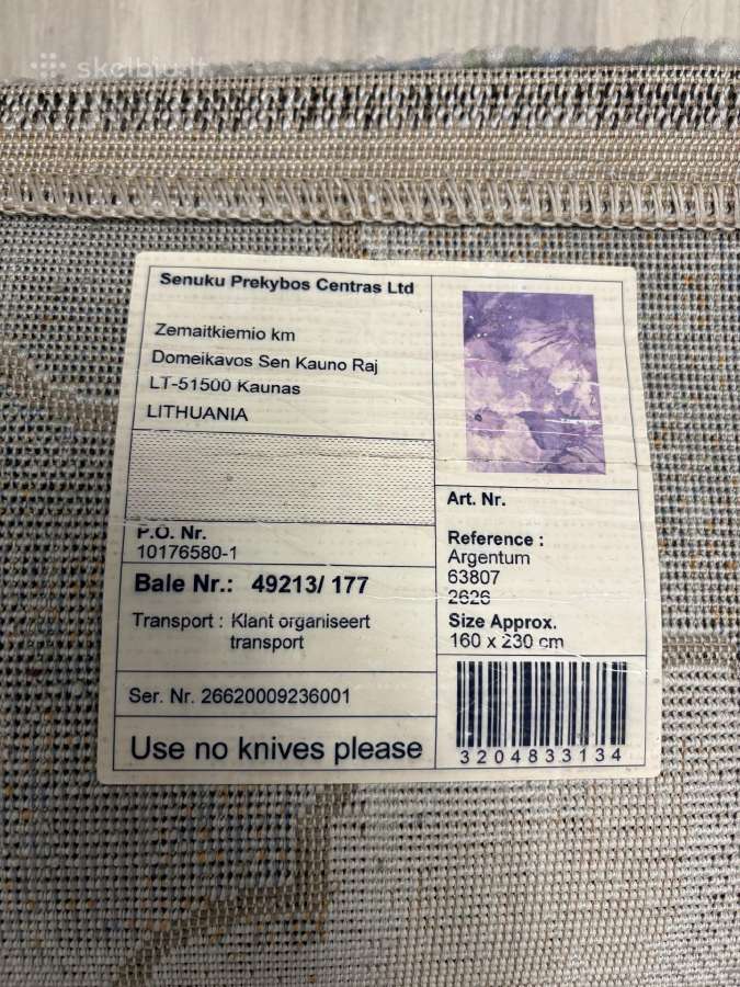 Domoletti Argentum kilimas - nuotraukos Nr. 5