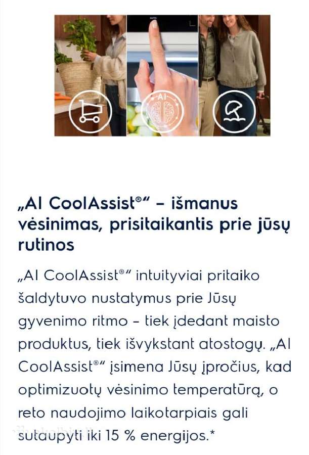 Electrolux Kna7te75s 700 serija XXL 70cm - nuotraukos Nr. 10