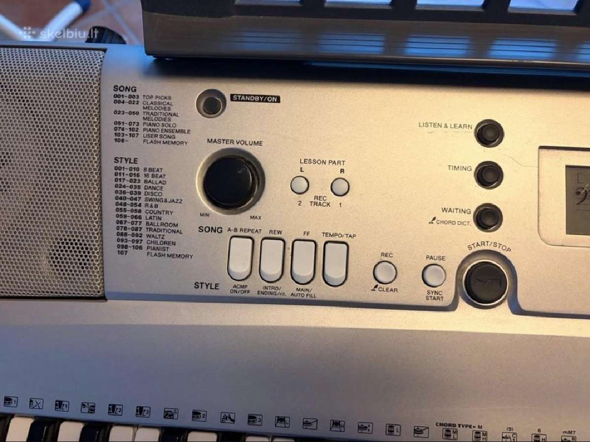 Sintezatorius Yamaha Psr E-313 - nuotraukos Nr. 2
