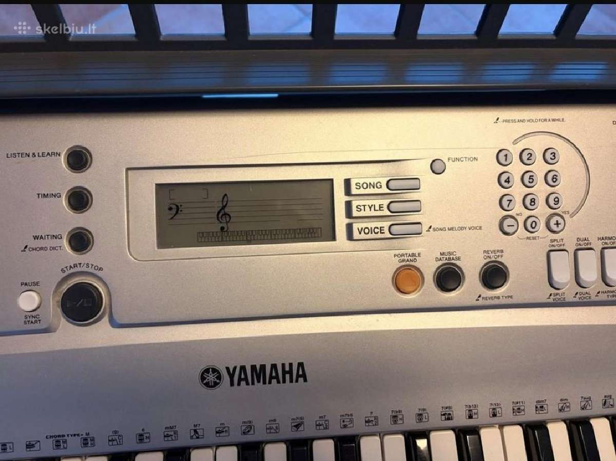 Sintezatorius Yamaha Psr E-313 - nuotraukos Nr. 3