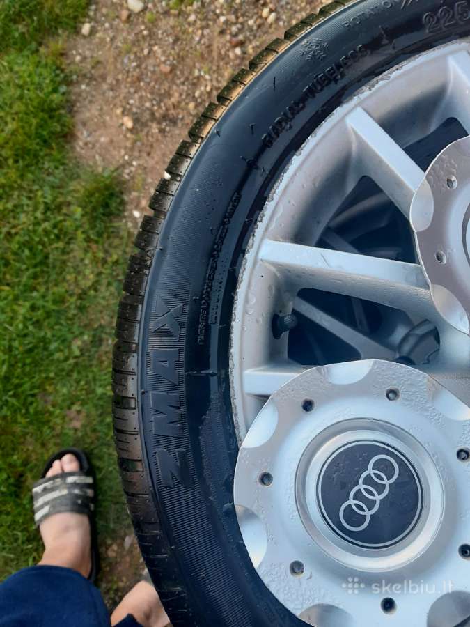 Ratlankiai su padangom r17 nuo audi b7 tinka ir k - nuotraukos Nr. 8