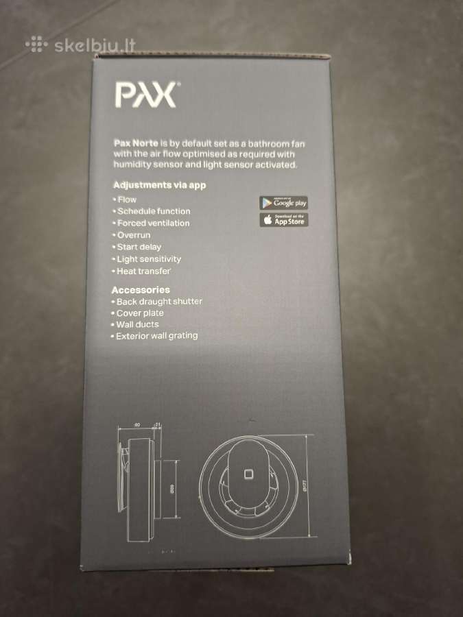 Pax ventiliatorius - nuotraukos Nr. 3