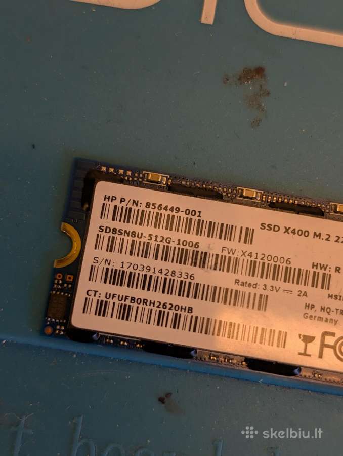 SSD diskas 512gb, 2280 dydis, su windows - nuotraukos Nr. 3