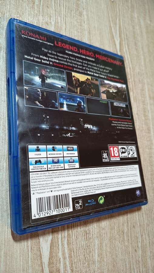 Ps4 Metal Gear Solid V: Ground Zeroes - nuotraukos Nr. 3