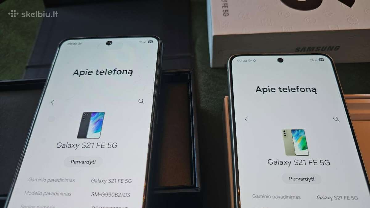 Samsung galaxy S21 Fe 5G komplektas - nuotraukos Nr. 5