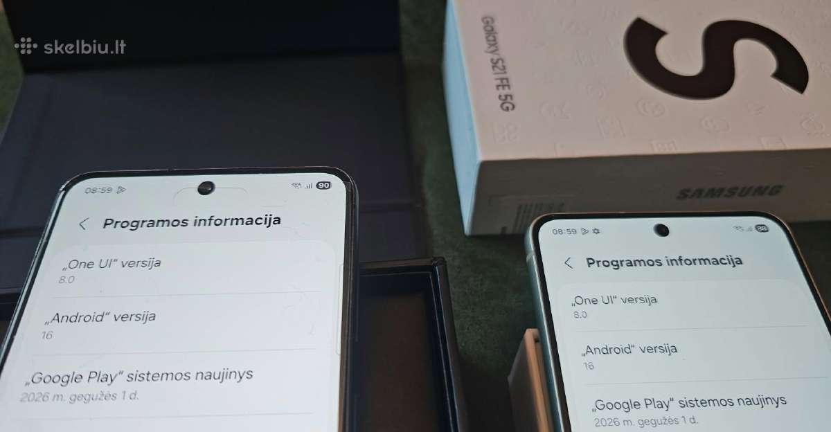 Samsung galaxy S21 Fe 5G komplektas - nuotraukos Nr. 7
