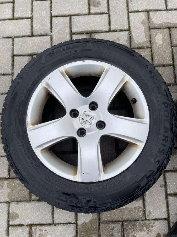 Peugeot diskai su geromis žiem. padangomis - nuotraukos Nr. 2