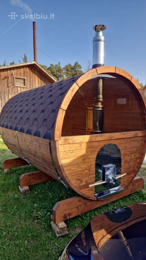 Mobili pirtis backa, Apvali karkasine sauna - nuotraukos Nr. 8